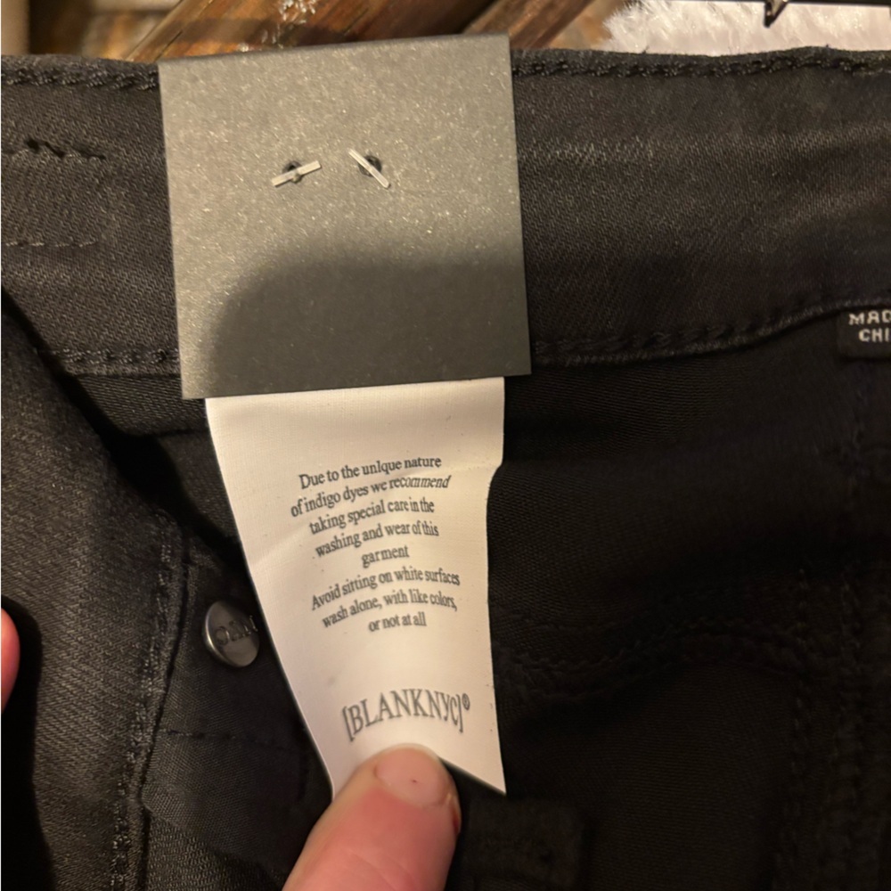 NWT Blank NYC Ribcage Wide Leg size 30 Franklin Spartacus - Picture 11 of 13